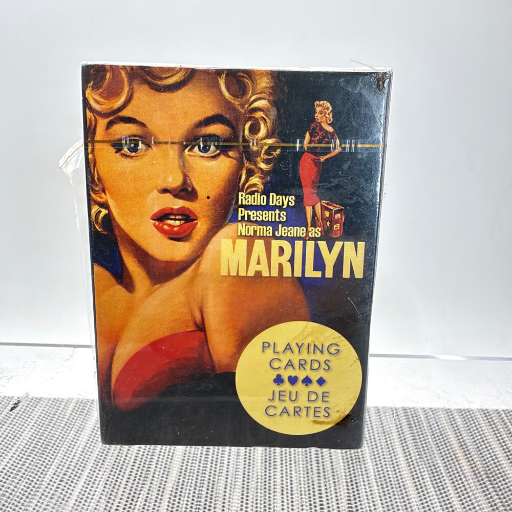 Aquarius Marilyn Monroe Playing Cards Radio Days Norma Jeane Movie Art Sealed